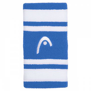 Head Striped Wristband 5'' Airforce Blue / White - 2 szt.